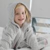Grey Polkadot Dressing Gown - Image 3