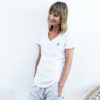 Saskia White Tee - Image 9